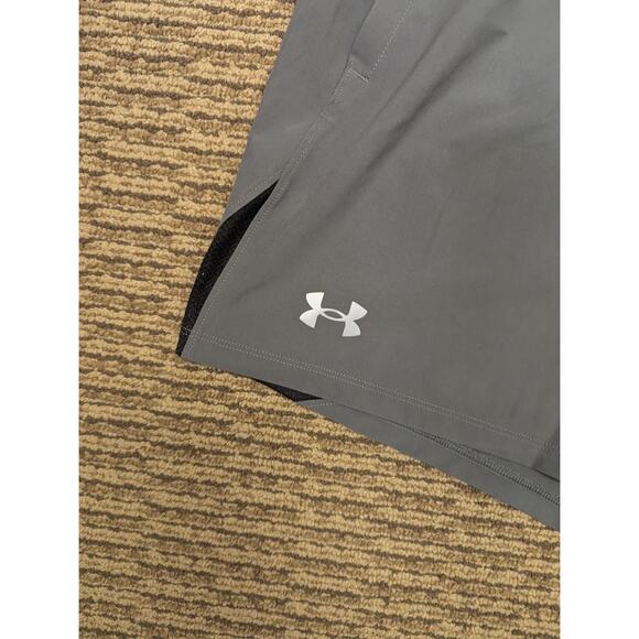 Under Armour Speedpocket 7” Running Shorts Men’s XL Gray NEW NWT Performance - Picture 4 of 11